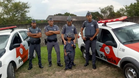 Policiais Militares realizam sonho de garoto em Monte Mor