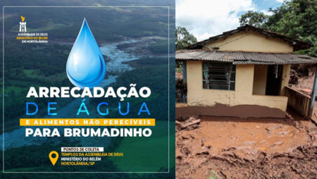 AD Hortolândia arrecada doações para vítimas de Brumadinho(MG)