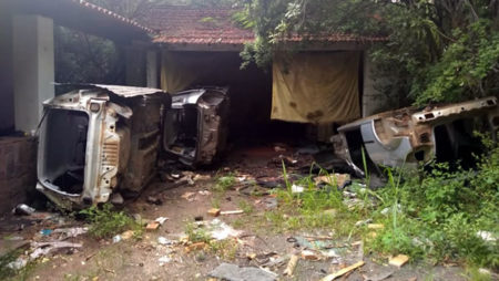 ROMU estoura desmanche de carros em Hortolândia