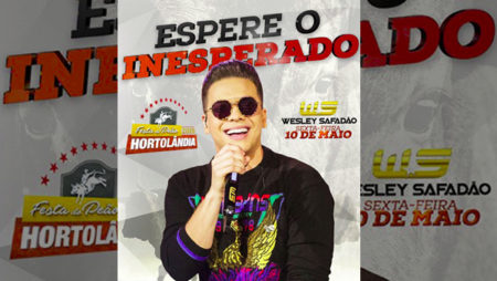 Wesley Safadão no rodeio de Hortolândia 2019