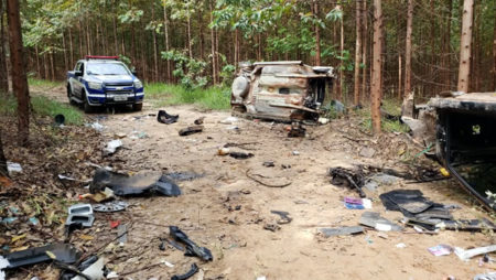 GM estoura desmanche de veículos em Monte Mor