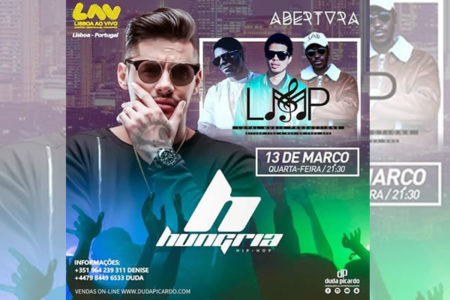 Rappers “criados” em Hortolândia, abre show do Hungria em Lisboa