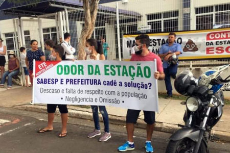 População reclama do mau cheiro da ETE que invade as residências em Hortolândia