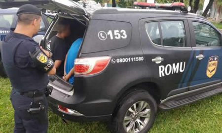 Dupla é presa pela Romu que recupera carro de servidora