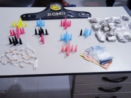 ROMU prende homem com drogas no Jardim do Lago, em Hortolândia