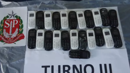 Agentes flagra 23 microcelulares em estômago de detento em Hortolândia