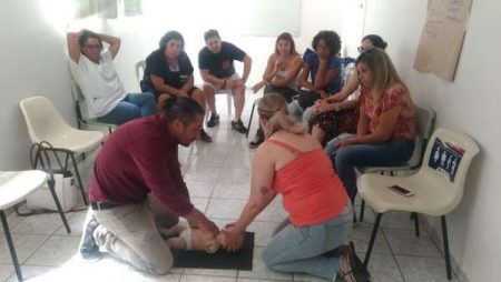 Profissionais dos Caps fazem curso sobre suporte básico de vida