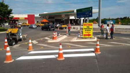 Região Central: Prefeitura reforça a sinalização de trânsito