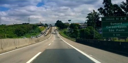 Obras na rodovia Jornalista Francisco Aguirre Proença SP-101 causam lentidão