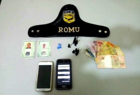 ROMU detém dois indivíduos por tráfico de drogas no Jardim Amanda, em Hortolândia