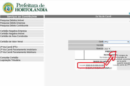 Hortolândia tem opção online para emitir segunda via do IPTU