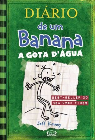“Diário de Um Banana: A Gota D’Água” é o livro mais lido de março