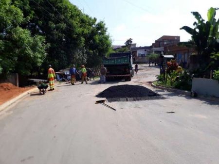 Prefeitura realiza Operação Tapa-Buraco em quatro bairros de Hortolândia