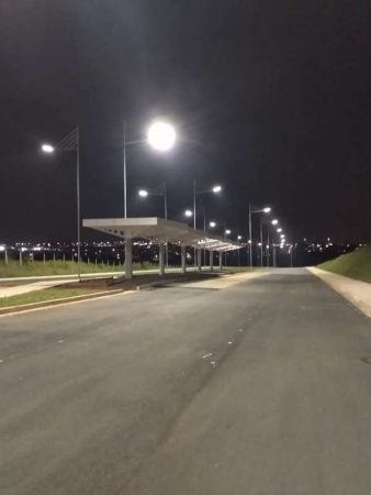 Prefeitura testa iluminação de LED em mais um trecho do Corredor Metropolitano