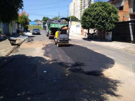 Mais dois bairros recebem a Operação Tapa-Buraco