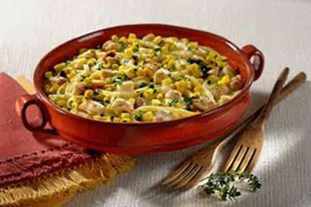 No dia do milho: Furadinho ao Molho de Milho com Frango