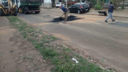 Operação Tapa-Buraco chega ao Pq. Gabriel e Jd. São Sebastião