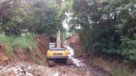 Jd. Amanda recebe serviços de contenção de erosão