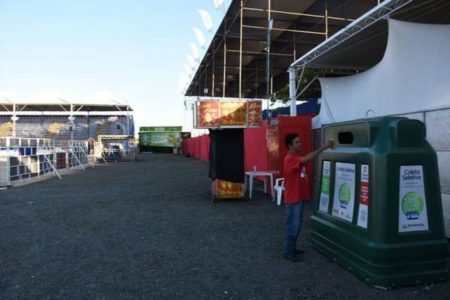 Prefeitura implantará equipamentos de coleta seletiva no recinto do Rodeio