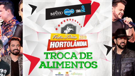 Já está acontecendo a troca de alimentos por ingresso para o Show Fernando & Sorocaba