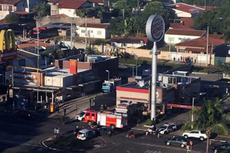 Pequena explosão atinge BK de Sumaré