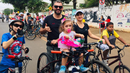 Passeio ciclístico reuniu 200 pessoas em Hortolândia/sp
