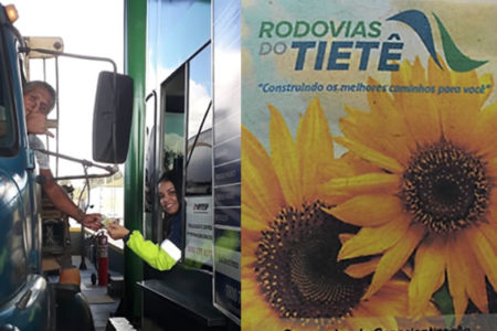 Rodovias do Tietê distribuiu 5.000 sementes de Girassol no pedágio de Monte Mor e outros