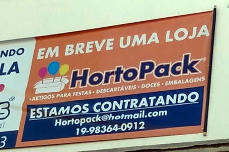 Novo comercio de embalagens contrata na cidade