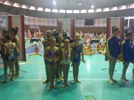 Ginástica rítmica de Hortolândia faz bonito no Troféu São Paulo