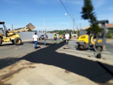Rua do Jd. Nossa Senhora de Fátima recebe Operação Tapa-Buraco