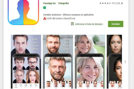 Aplicativo “pra deixar velho” FaceApp pode abrir porta para abusos com dados dos usuários