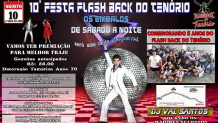 Vem ai: 10º Festa Flash Back do Tenório