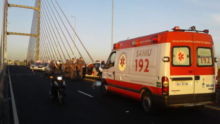 Atropelamento na Ponte Estaiada deixa Vitima Fatal