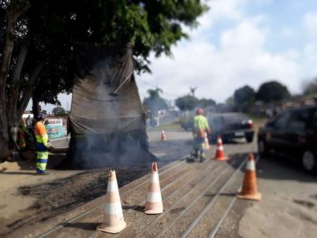 Avenida do Jardim Santiago recebe Operação Tapa-Buraco