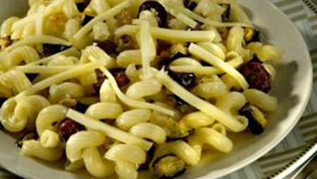 Espiral ao Azeite com Berinjela e Provolone