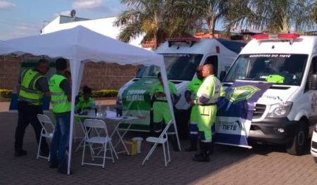 Projeto Abrace a vida motorista em Monte Mor