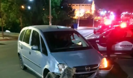 Acidente no corredor metropolitano em Hortolândia