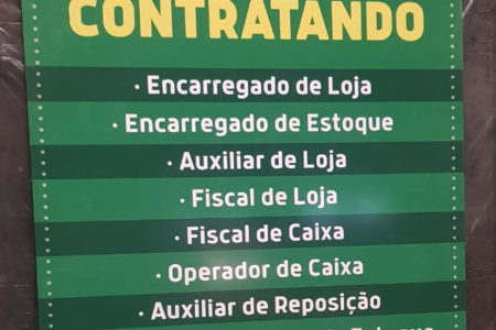 Comercio em Hortolândia oferece diversas vagas de emprego