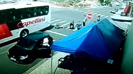 Vídeo mostra garoto sendo atropelado no Vila Real