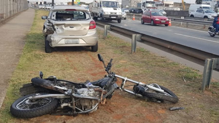 Motociclista morre na Anhanguera após colisão