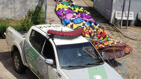 Quatro são detidos por soltar balão em Hortolândia