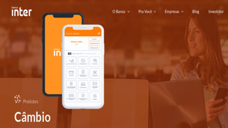Banco Inter facilita operações de Câmbio