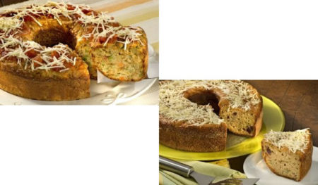 Duas receitas de bolo salgado para deixar a sua família ainda mais feliz!