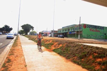 Ciclovia no Jd. Nova América já é utilizada pela população