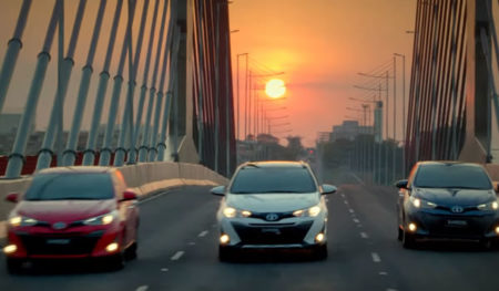 Comercial da Toyota na Ponte Estaiada, já esta sendo veiculado