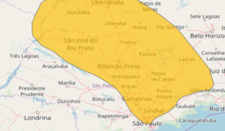 Defesa Civil alerta para possibilidade de tempestade