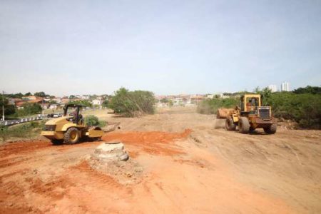 Obra da ponte entre  Jd. São Sebastião ao Jd. Interlagos avança