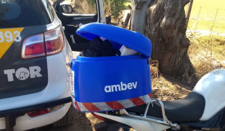 Policia recupera moto da AMBEV roubada em Campinas [vídeo]