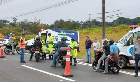 Rodovias do Tietê realizou mais uma edição da ação “Cavalo de aço – Abrace a vida motociclista”, no município de Monte Mor