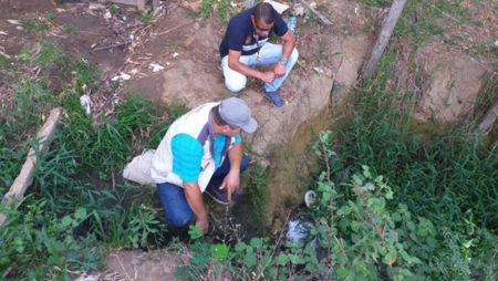 Prefeitura vai notificar imóveis que, juntos, somam 1.000 pontos de descarte irregular de esgoto na lagoa do Jd. Amanda